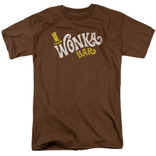 Load image into Gallery viewer, Willy Wonka And The Chocolate Factory Wonka Logo Mens T Shirt Coffee