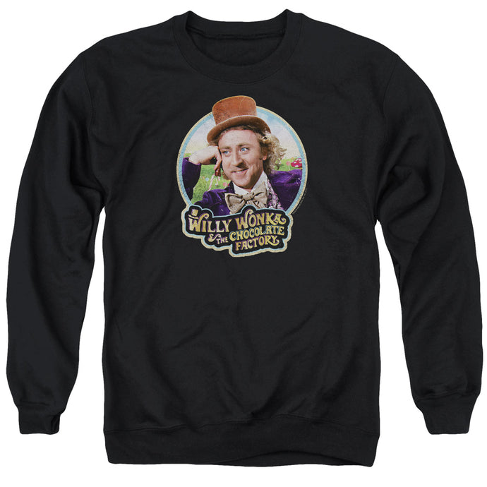 Willy Wonka And The Chocolate Factory Its Scruiddlyumptious Mens Crewneck Sweatshirt Black