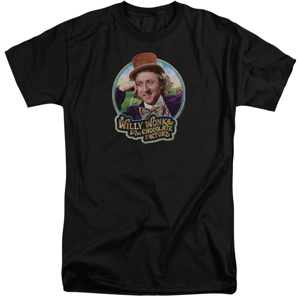 Willy Wonka And The Chocolate Factory Its Scruiddlyumptious Mens Tall T Shirt Black