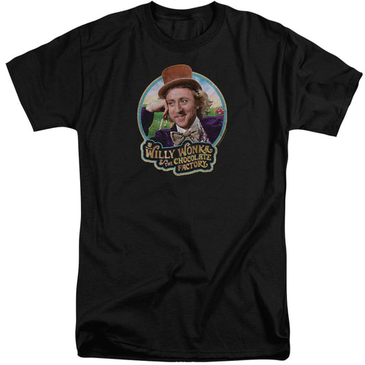 Willy Wonka And The Chocolate Factory Its Scruiddlyumptious Mens Tall T Shirt Black