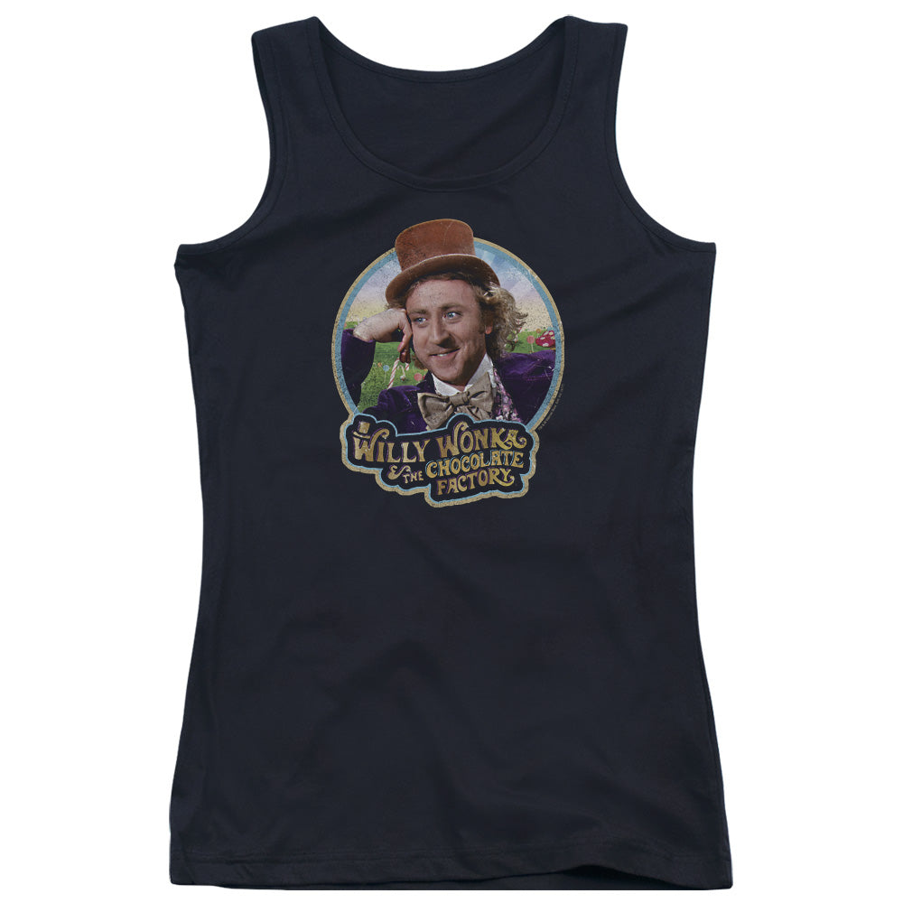 Willy Wonka And The Chocolate Factory Its Scruiddlyumptious Womens Tank Top Shirt Black