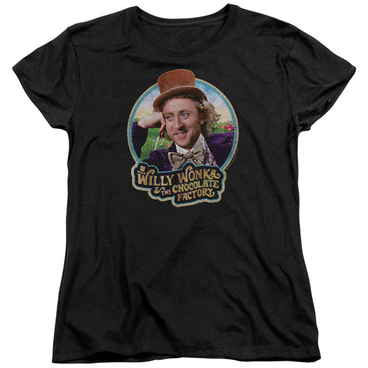 Willy Wonka And The Chocolate Factory Its Scruiddlyumptious Womens T Shirt Black