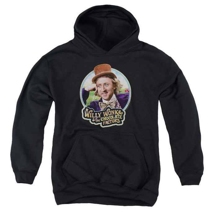 Willy Wonka And The Chocolate Factory Its Scruiddlyumptious Kids Youth Hoodie Black