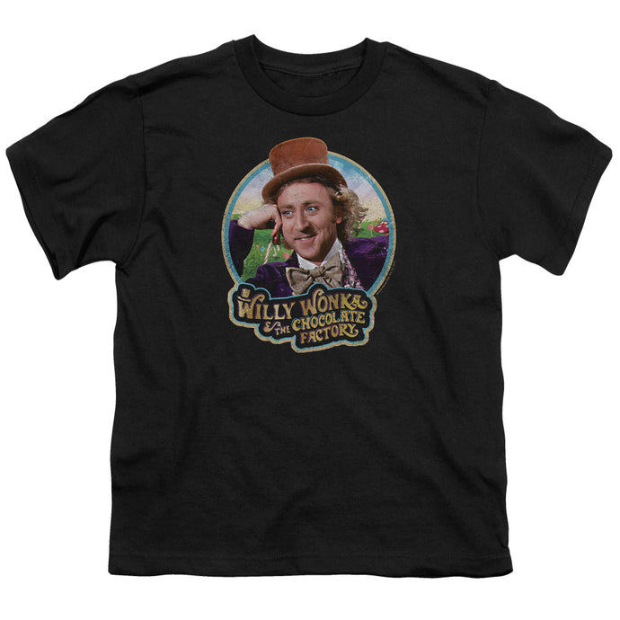 Willy Wonka And The Chocolate Factory Its Scruiddlyumptious Kids Youth T Shirt Black