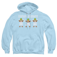 Load image into Gallery viewer, Willy Wonka And The Chocolate Factory Oompa Loompa Mens Hoodie Light Blue