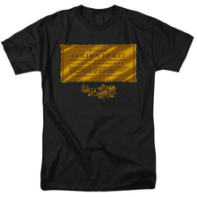 Load image into Gallery viewer, Willy Wonka And The Chocolate Factory Golden Ticket Mens T Shirt Black