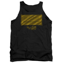Load image into Gallery viewer, Willy Wonka And The Chocolate Factory Golden Ticket Mens Tank Top Shirt Black