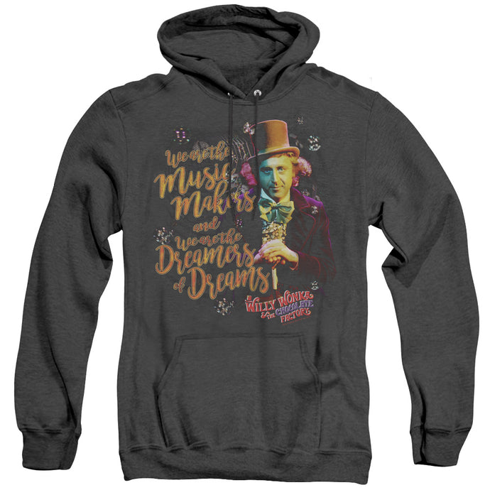 Willy Wonka And The Chocolate Factory Music Makers Heather Mens Hoodie Black
