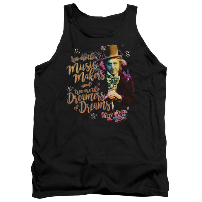 Willy Wonka And The Chocolate Factory Music Makers Mens Tank Top Shirt Black