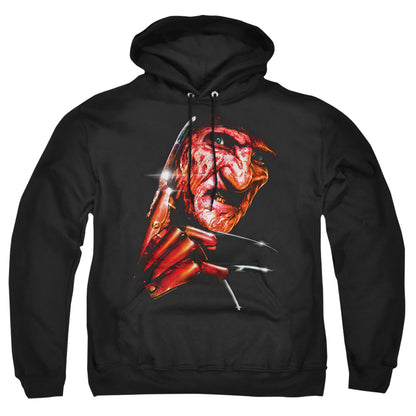 Nightmare On Elm Street Freddys Face Mens Hoodie Black