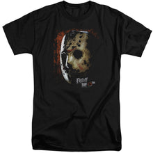 Load image into Gallery viewer, Friday The 13th Mask Of Death Mens Tall T Shirt Black