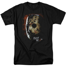 Load image into Gallery viewer, Friday The 13th Mask Of Death Mens T Shirt Black