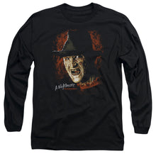 Load image into Gallery viewer, Nightmare On Elm Street Worst Nightmare Mens Long Sleeve Shirt Black