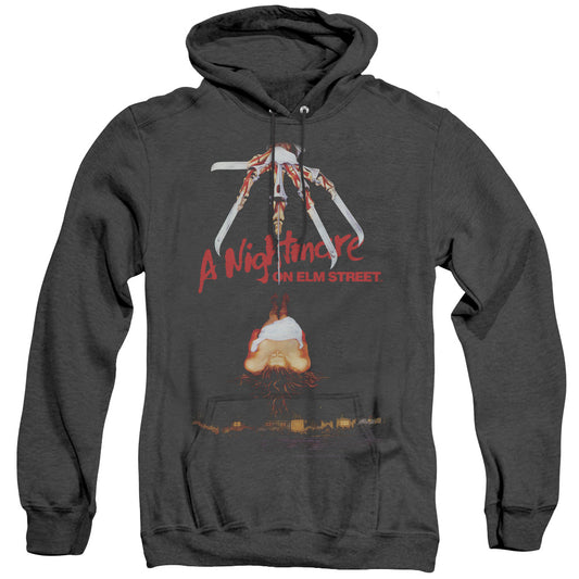 Nightmare On Elm Street Alternate Poster Mens Heather Hoodie Black