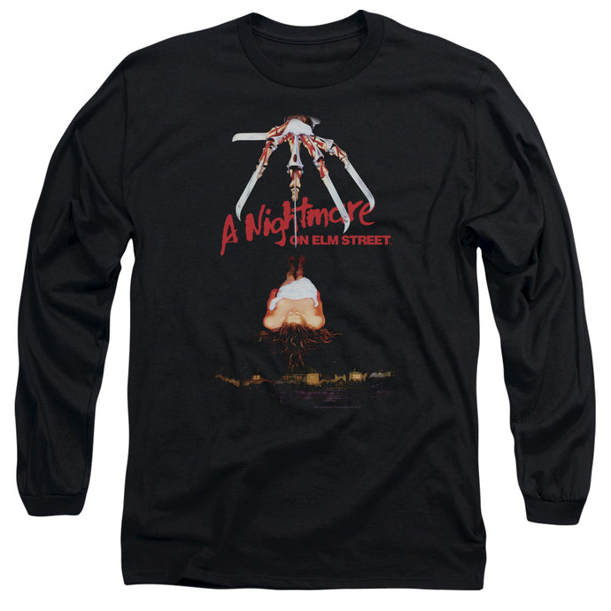Nightmare On Elm Street Alternate Poster Mens Long Sleeve Shirt Black