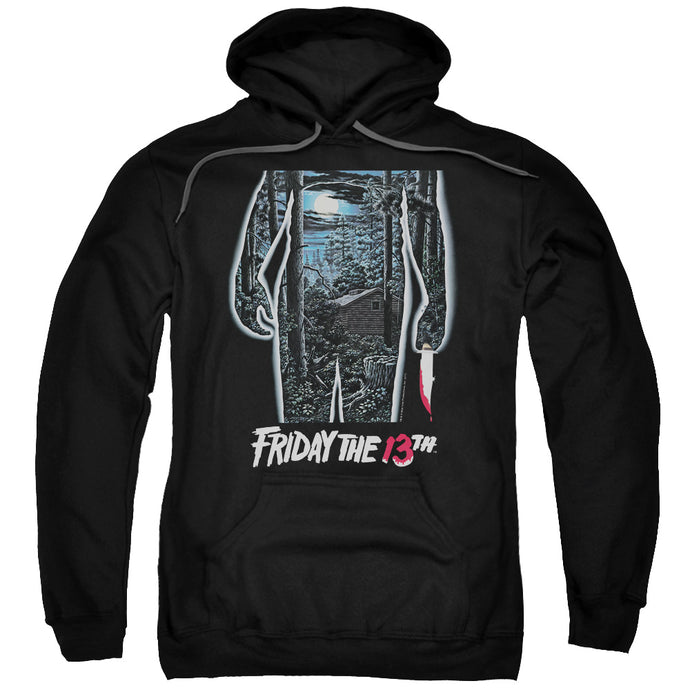 Friday The 13th 13th Poster Mens Hoodie Black
