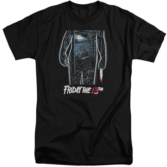 Friday The 13th 13th Poster Mens Tall T Shirt Black