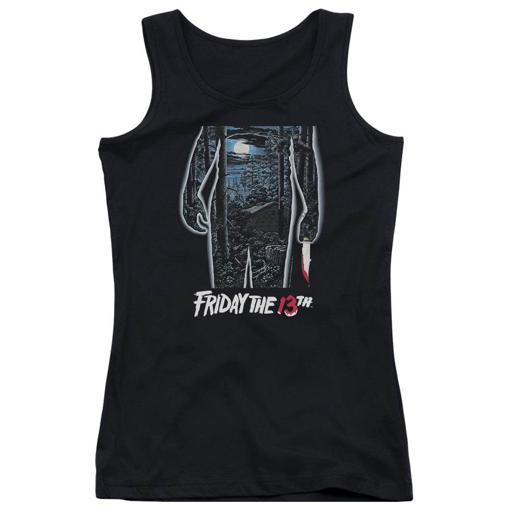 Friday The 13th 13th Poster Womens Tank Top Shirt Black