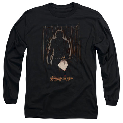 Friday The 13th Part 3 Poster Mens Long Sleeve Shirt Black