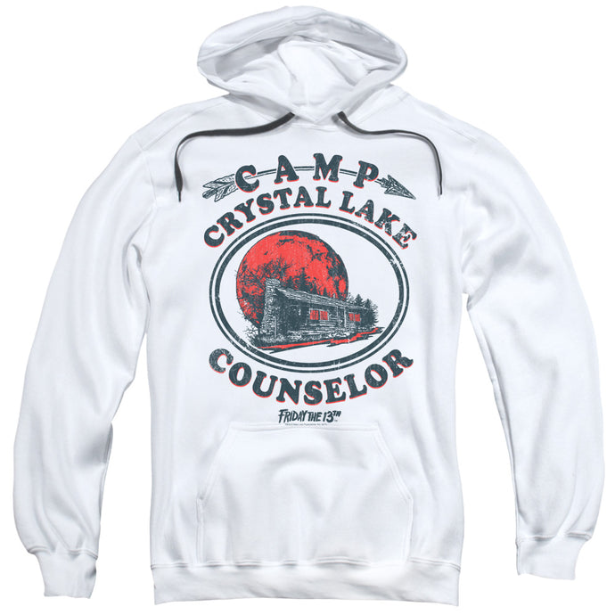 Friday The 13th Camp Counselor Mens Hoodie White