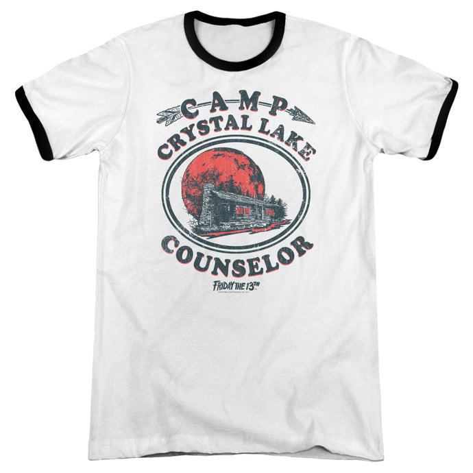 Friday The 13th Camp Counselor Heather Ringer Mens T Shirt White