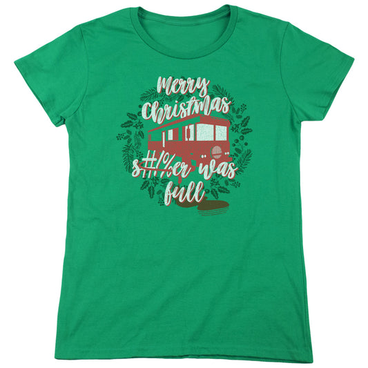 Christmas Vacation It Was Full Womens T Shirt Kelly Green