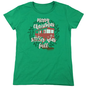 Christmas Vacation It Was Full Womens T Shirt Kelly Green