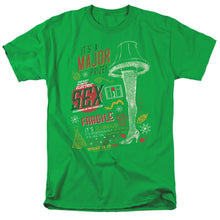 Load image into Gallery viewer, A Christmas Story Its A Major Prize Mens T Shirt Kelly Green