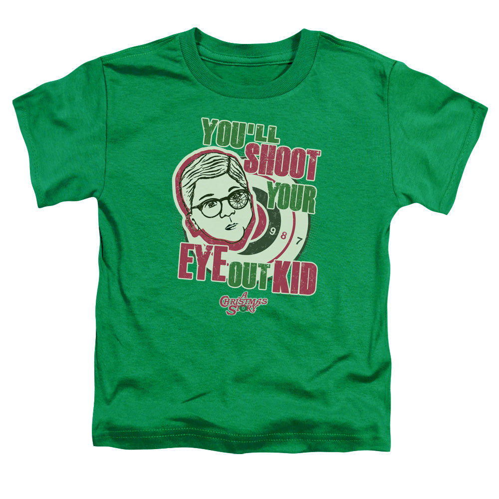A Christmas Story You'll Shoot Your Eye Out Toddler Kids Youth T Shirt Kelly Green