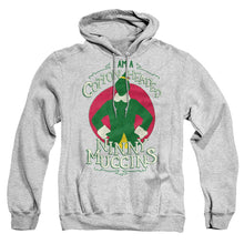 Load image into Gallery viewer, Elf Cotton Headed Mens Hoodie Athletic Heather