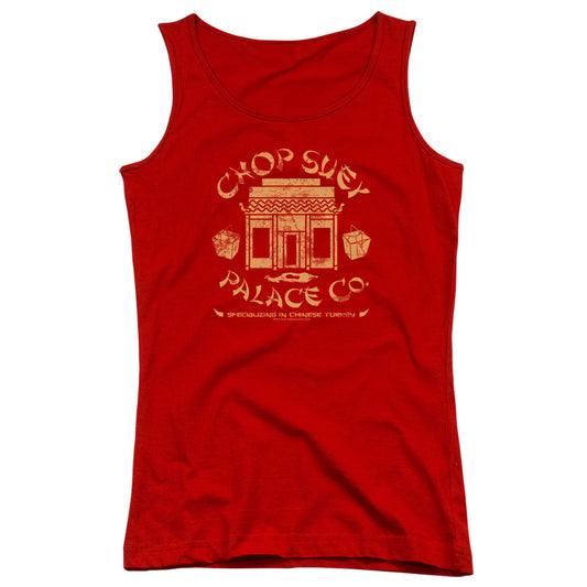 A Christmas Story Chop Suey Palace Womens Tank Top Shirt Red