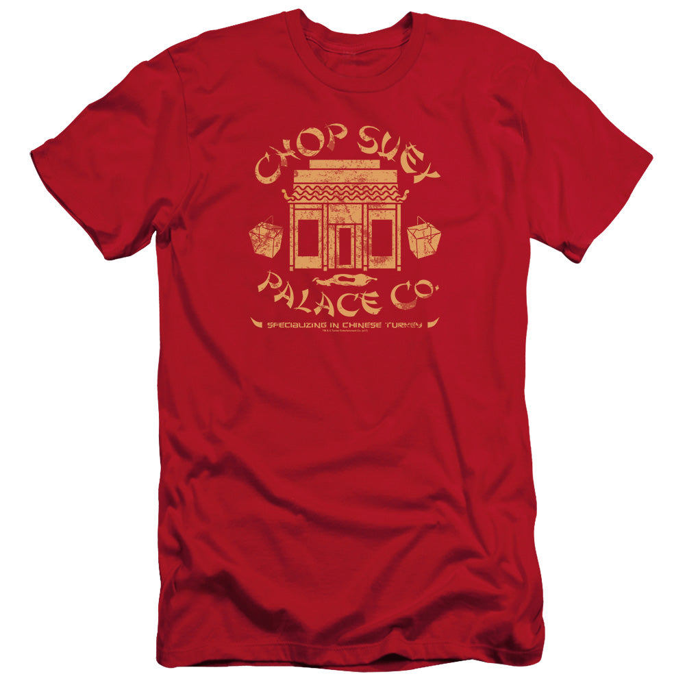 A Christmas Story Chop Suey Palace Slim Fit Mens T Shirt Red