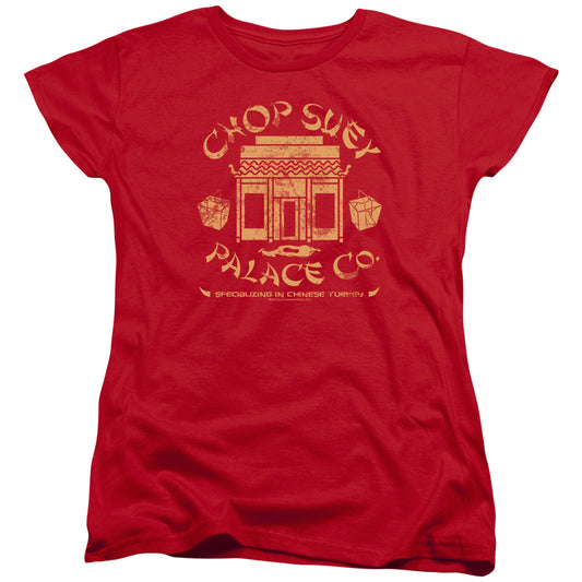 A Christmas Story Chop Suey Palace Womens T Shirt Red