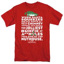 Load image into Gallery viewer, Christmas Vacation Jolliest Bunch Mens T Shirt Red