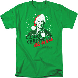 Christmas Vacation Merry Christmas Mens T Shirt Kelly Green