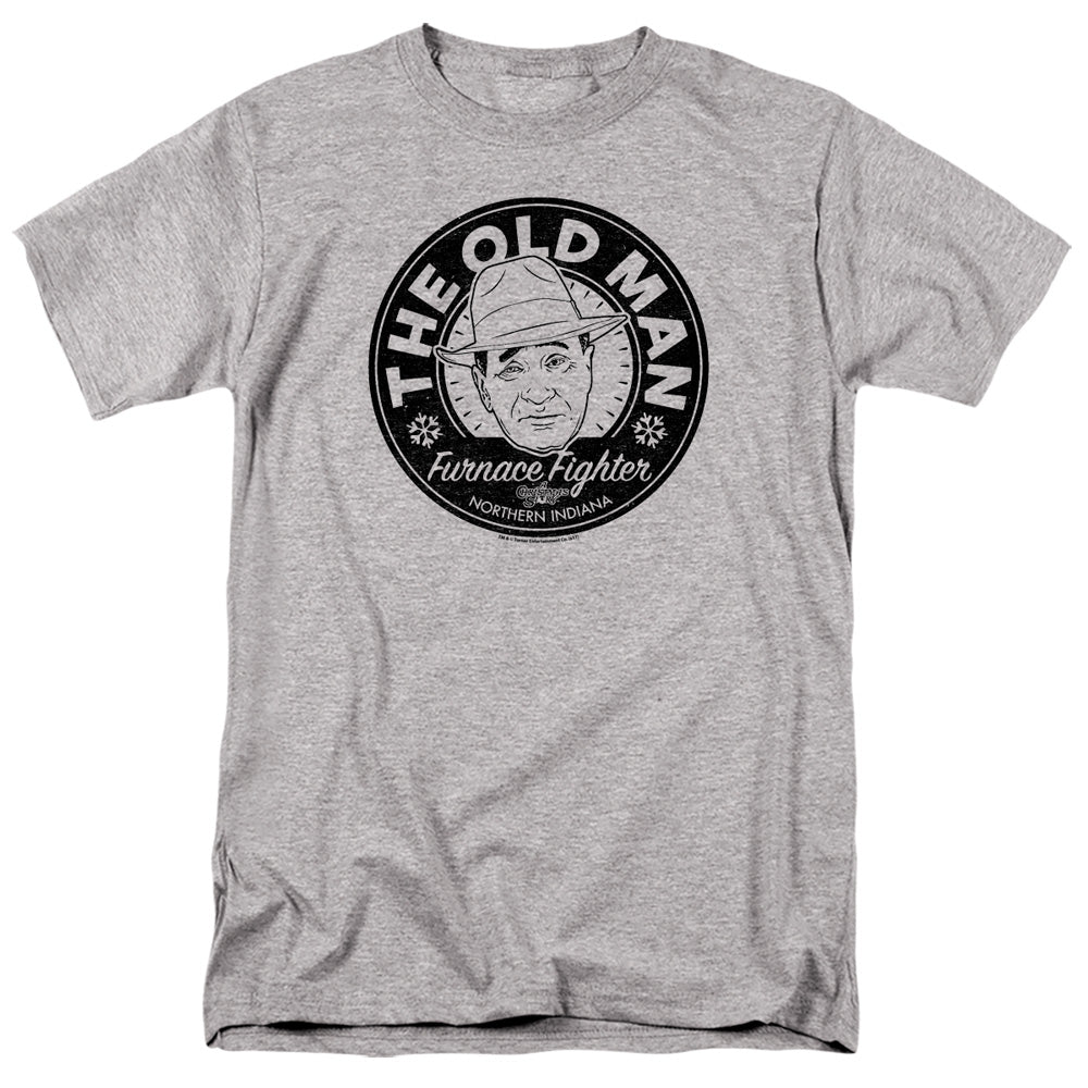 A Christmas Story The Old Man Mens T Shirt Athletic Heather