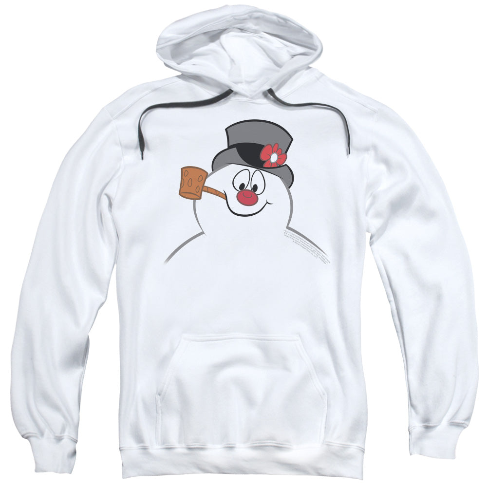 Frosty The Snowman Frosty Face Mens Hoodie White