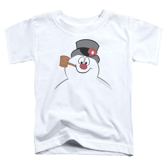 Frosty The Snowman Frosty Face Toddler Kids Youth T Shirt White