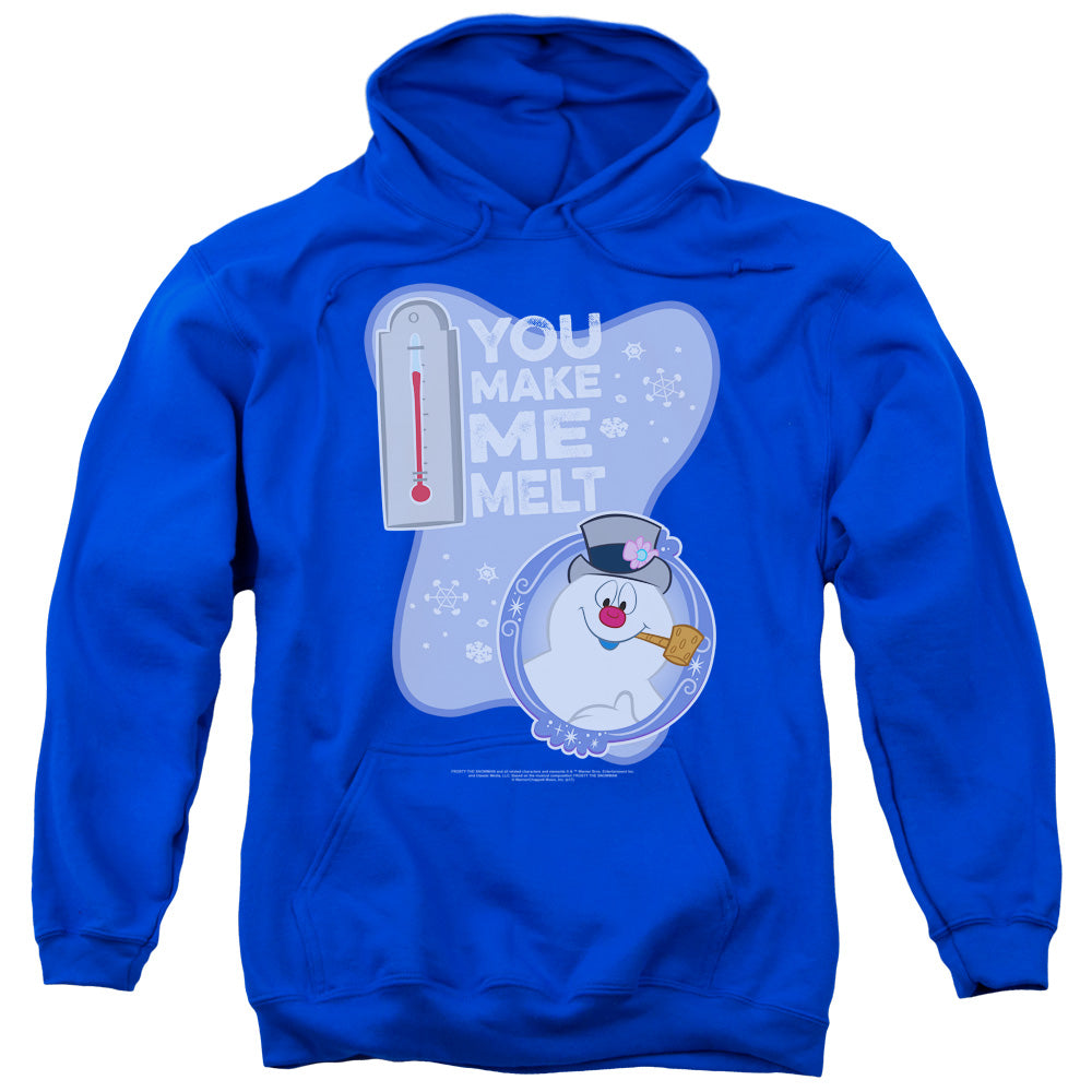 Frosty The Snowman Melt Mens Hoodie Royal Blue