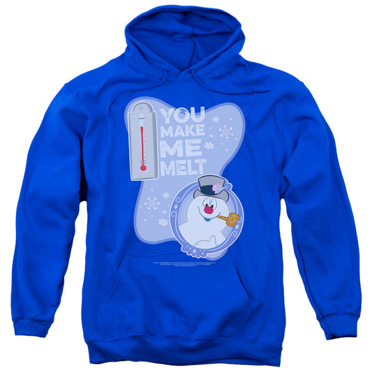 Frosty The Snowman Melt Mens Hoodie Royal Blue