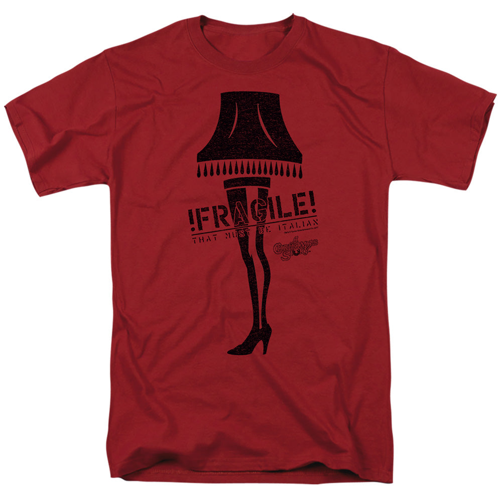 A Christmas Story Fragile Mens T Shirt Cardinal