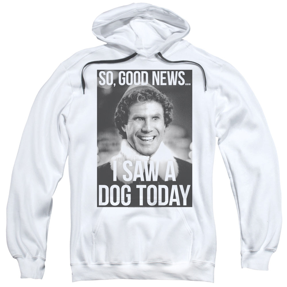 Elf Must Love Dogs Mens Hoodie White