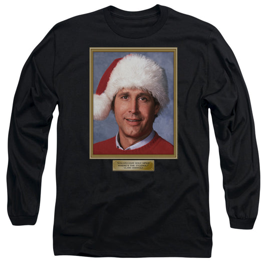 Christmas Vacation Hallelujah Mens Long Sleeve Shirt Black