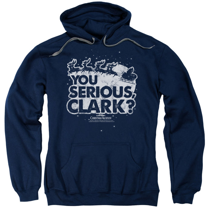 Christmas Vacation You Serious Clark Mens Hoodie Navy Blue