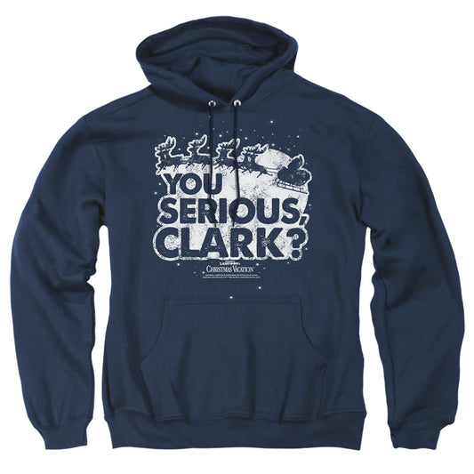 Christmas Vacation You Serious Clark Mens Hoodie Navy