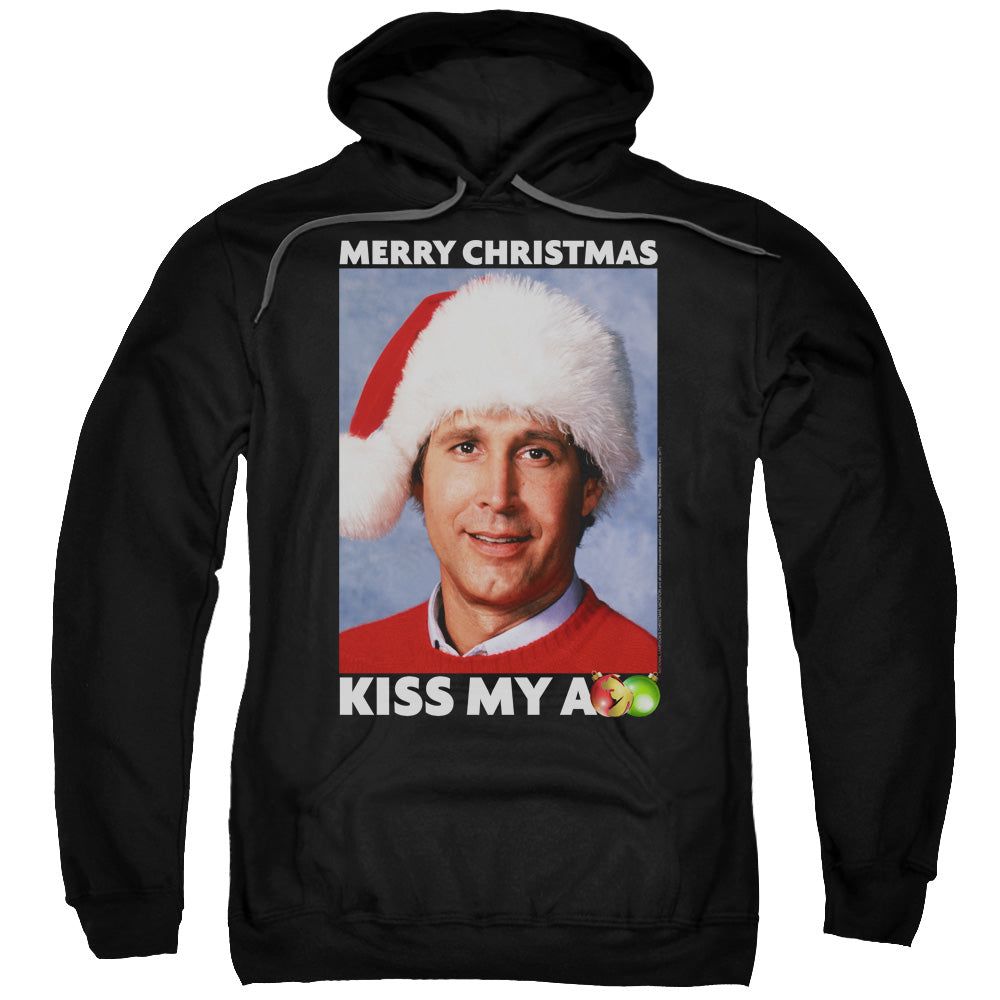 Christmas Vacation Merry Kiss Mens Hoodie Black