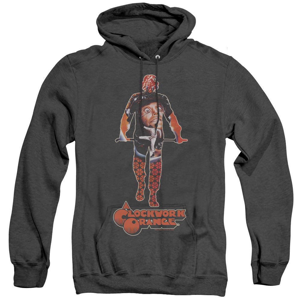 A Clockwork Orange Poster Silhouette Heather Mens Hoodie Black