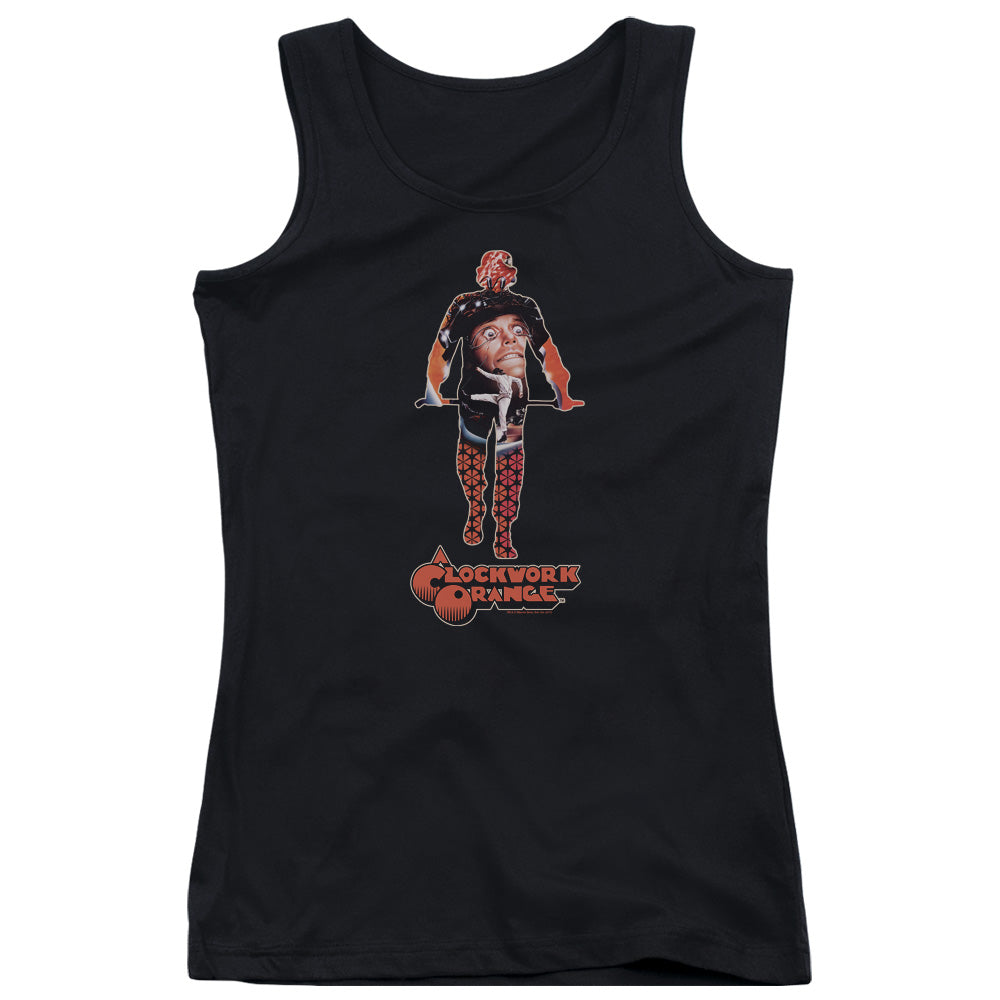 A Clockwork Orange Poster Silhouette Womens Tank Top Shirt Black