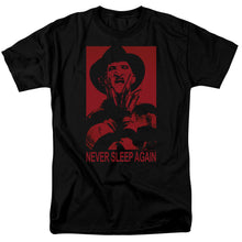 Load image into Gallery viewer, Nightmare On Elm Street Never Sleep Again Mens T Shirt Black