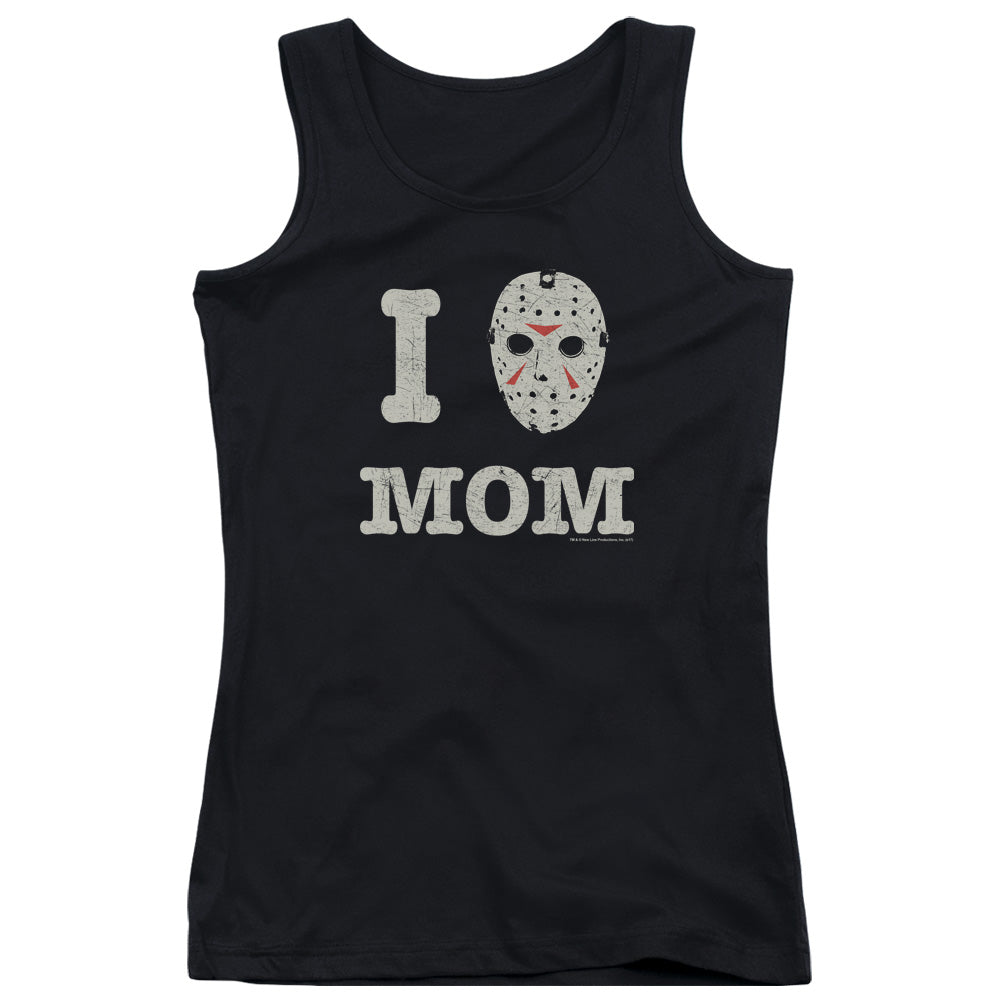 Friday The 13th Mommas Boy Womens Tank Top Shirt Black